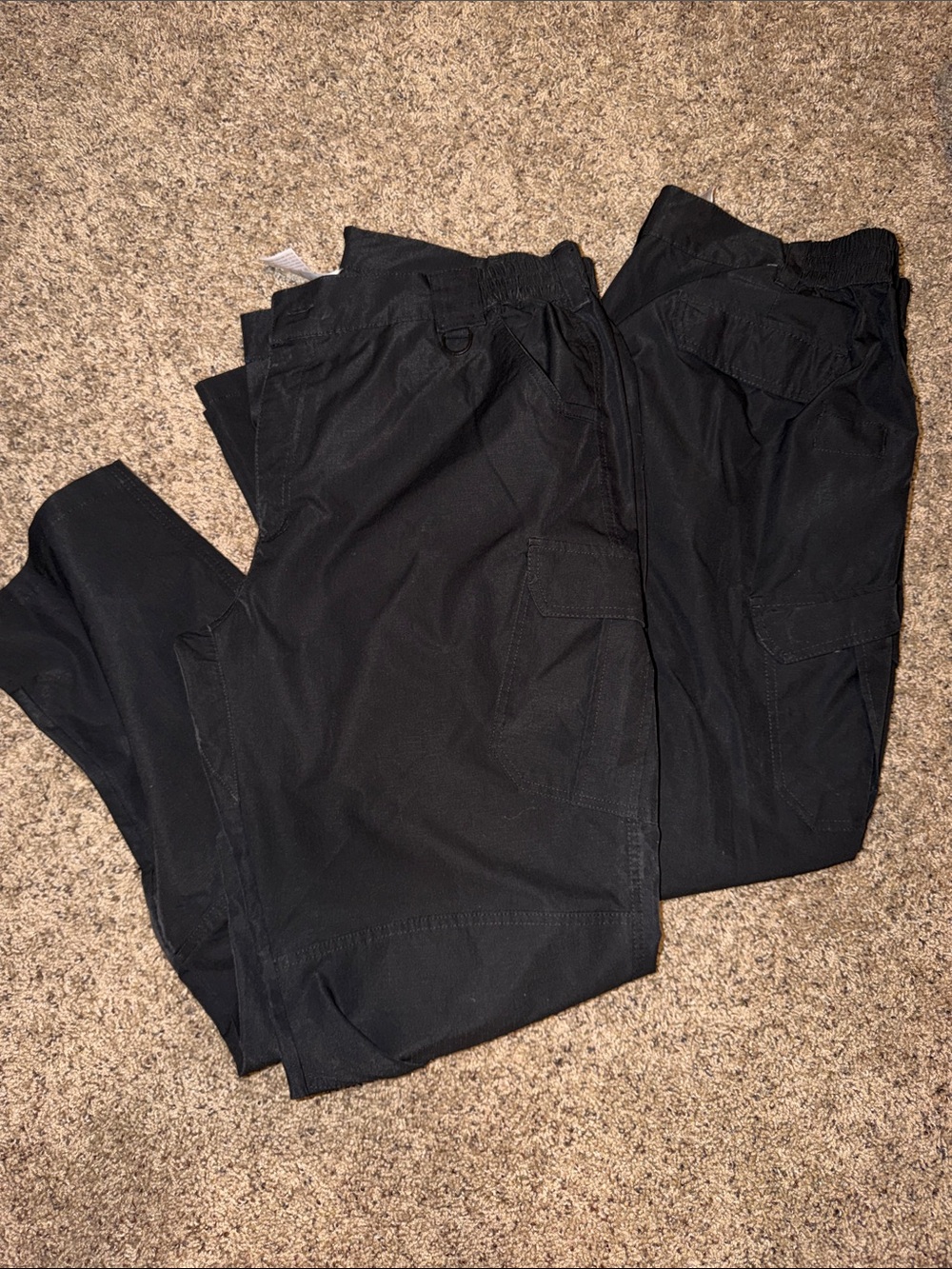 2 Pairs of Black Tactical Pants